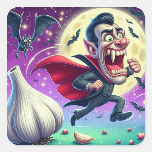 Funny Dracula Stickers – Cute Vampire Humor (Front)