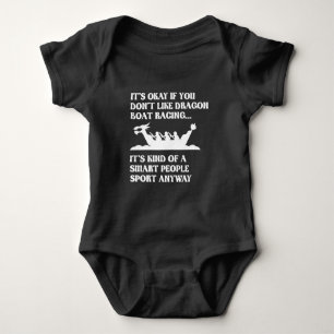 Funny Dragon Boat Racing Humour Boating Row Baby Bodysuit