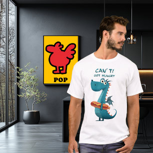 Funny Dragon Hungry   Can’t. Got Hungry.   Food  T-Shirt