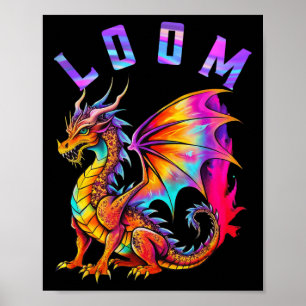 Funny Dragon Loom Lovers For Men Women Imagine Gif Poster