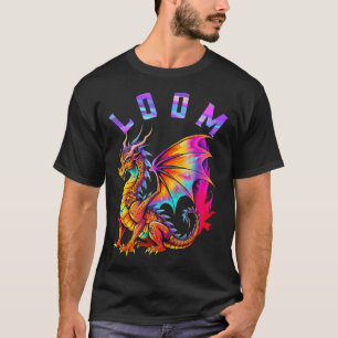 Funny Dragon Loom Lovers For Men Women Imagine Gif T-Shirt