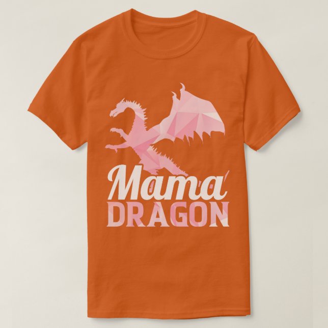 Funny Dragon Lover Mum Fantasy Themed  T-Shirt (Design Front)