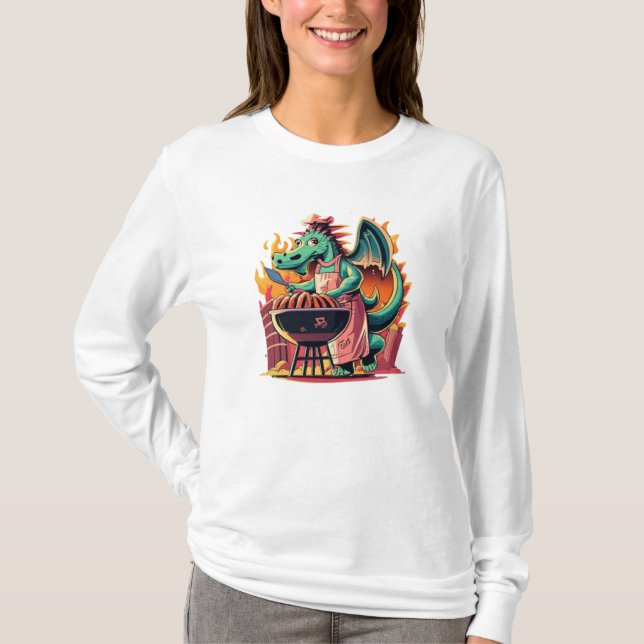 funny dragon tshirt (Front)