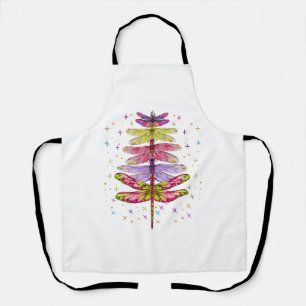 Funny Dragonfly Christmas Tree Apron