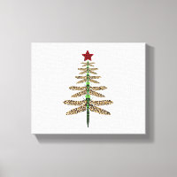 Funny Dragonfly christmas tree ornaments leopard