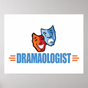 Funny Drama Theater Poster