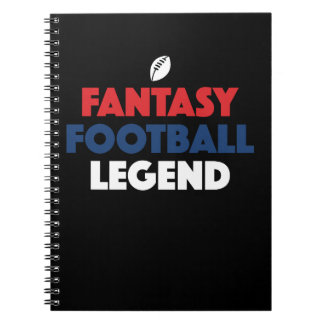 Funny Draught   Fantasy Football Legend Apparel Notebook