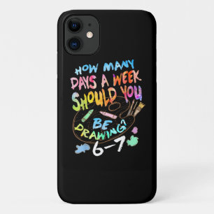 Funny Drawing Sketching Artist Case-Mate iPhone Case