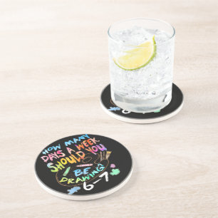Funny Drawing Sketching Artist Coaster