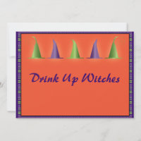 Funny Drink Up Witches Happy Halloween