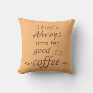 Funny drinking coffee quotes caffeine cushion