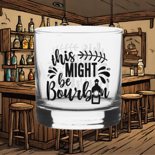 funny drinking word art whiskey glass