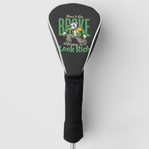 Funny Drip Dog Money Quote Golf Head Cover