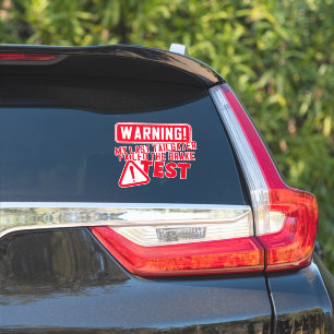 Funny Driving Car Humour Modern Typography