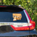 Funny Driving Car Tailgater Modern Typography<br><div class="desc">Funny Driving Car Humour Tailgater Modern Typography Bumper Stickers and Car Decals features the text "Warning! My last tailgater failed the brake test" in modern red typography. Perfect for car lovers for birthday,  Christmas,  Father's Day or Mother's Day. Designed by Evco Studio www.zazzle.com/store/evcostudio</div>