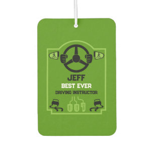 Funny Driving Instructor Gift Car Air Freshener