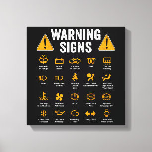 Funny Driving Warning Signs 101 Auto Mechanic Gift