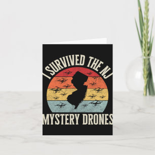 Funny Drone Lover I Survived The New Jersey Myster Card