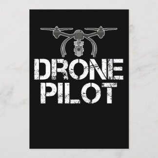 Funny Drone Pilot for Drone Flying Invitation