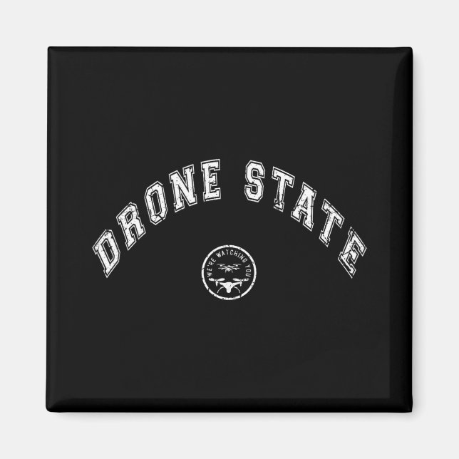 Funny Drone State Flying Secret Drone New Jersey W Magnet (Front)