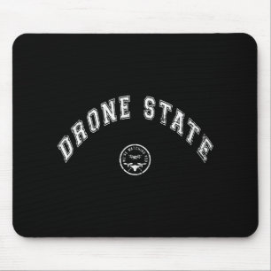 Funny Drone State Flying Secret Drone New Jersey W Mouse Pad