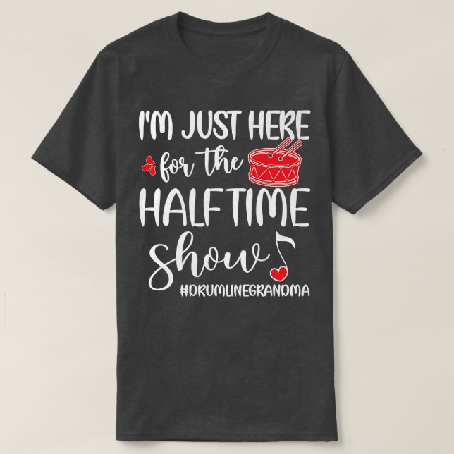 Funny Drumline Grandma Drumline Grandmother  T-Shirt (Design Front)