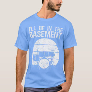Funny Drummer Art Men Women Drumming Drum Set Musi T-Shirt