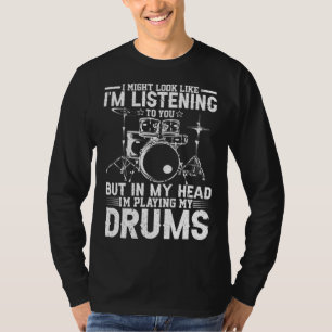 Funny Drummer Drum Player Percussion Lover T-Shirt