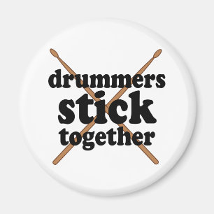 Funny Drummer Magnet