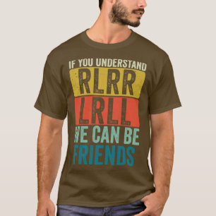 Funny Drummer Paradiddle Retro Drumming Drum Set 1 T-Shirt