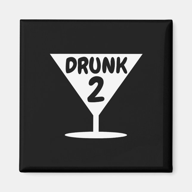 Funny Drunk 2 Party Thing Halloween Costume  Magnet (Front)