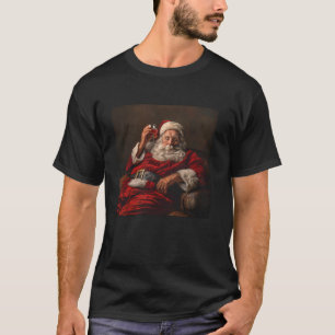 Funny drunk Santa Claus funny Christmas T-Shirt