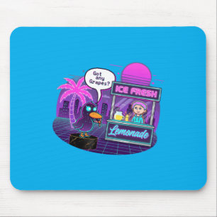 Funny Duck At Lemonade Stand Asking Gs Mouse Pad