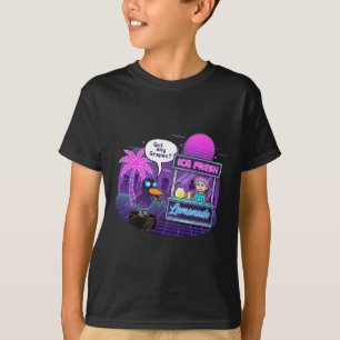 Funny Duck At Lemonade Stand Asking Gs T-Shirt