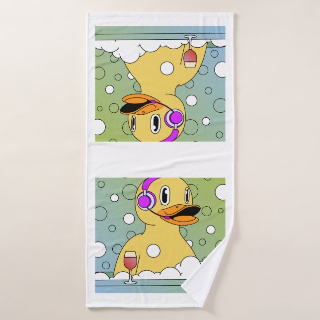 Funny Duck Bath Towel (Bath Towel)