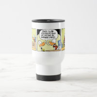 Funny Duck Cartoon Coffee Mug