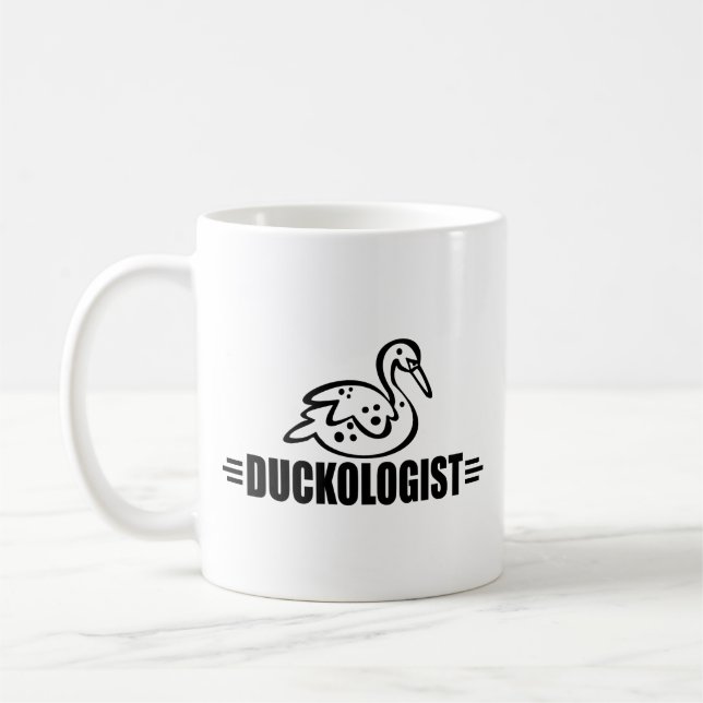 Funny Duck Coffee Mug (Left)