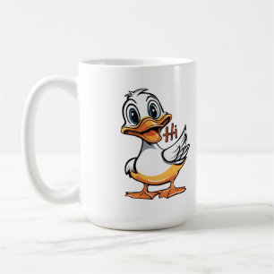 Funny duck  coffee mug