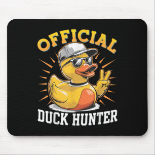 Funny Duck Cruise Boat Hunting Squad Rubber Duck P Mouse Pad