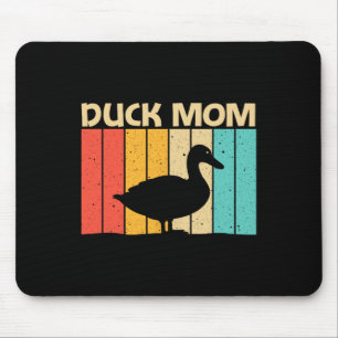 Funny Duck Design For Mum Mother Duck Farmer Hunti Mouse Pad