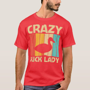 Funny Duck Design For Women Girls Duck Farmer Hunt T-Shirt