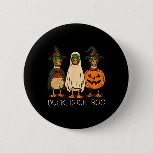 Funny Duck Duck Boo Halloween Costume Duck  6 Cm Round Badge