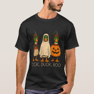 Funny Duck Duck Boo Halloween Costume Duck  T-Shirt