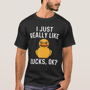 Funny Duck For Men Women Yellow Duckie Water Bird T-Shirt