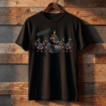 Funny Duck Gang Cartoon Design