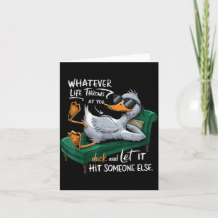 Funny Duck Graphic Tees Men Women Teens Funny Quot Card