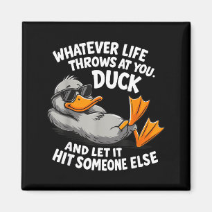 Funny Duck Graphic Tees Men Women Teens Funny Quot Magnet
