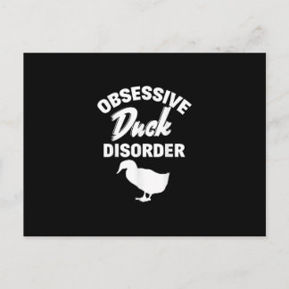 Funny Duck Hunting Odd Obsessive Duck Disorder Postcard
