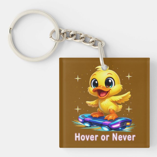 funny duck key ring (Front)