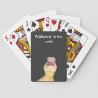Funny Duck Meme – “Welcome to My Crib” Cute Animal